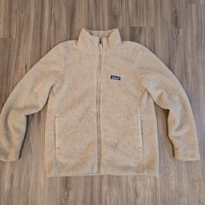 Patagonia Women's Khaki Tan Los Gatos Full Zip Soft Fleece Jacket